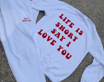 sweatpants shirt set