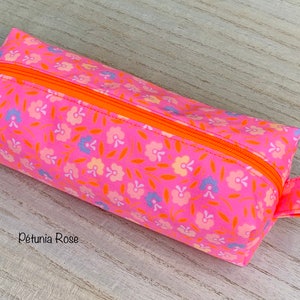 Astuccio in pile di cotone Petit Pan, colori a scelta, astuccio per trucchi o matite