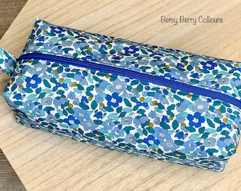 Liberty print toiletry bag, makeup bag, padded, large size