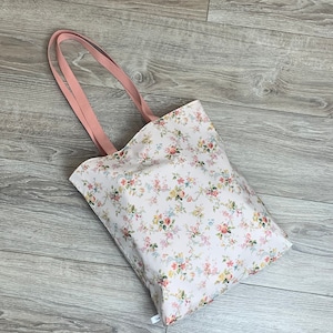 Tote bag en Liberty, sac fourre tout, cabas en popeline Liberty, sac de courses pour femme fille