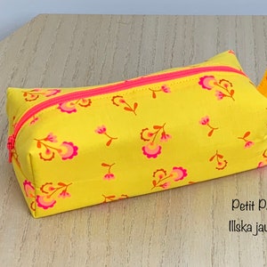 Astuccio portapenne in cotone Petit Pan, imbottito e foderato, per la scuola, l'ufficio, la trousse, ecc.