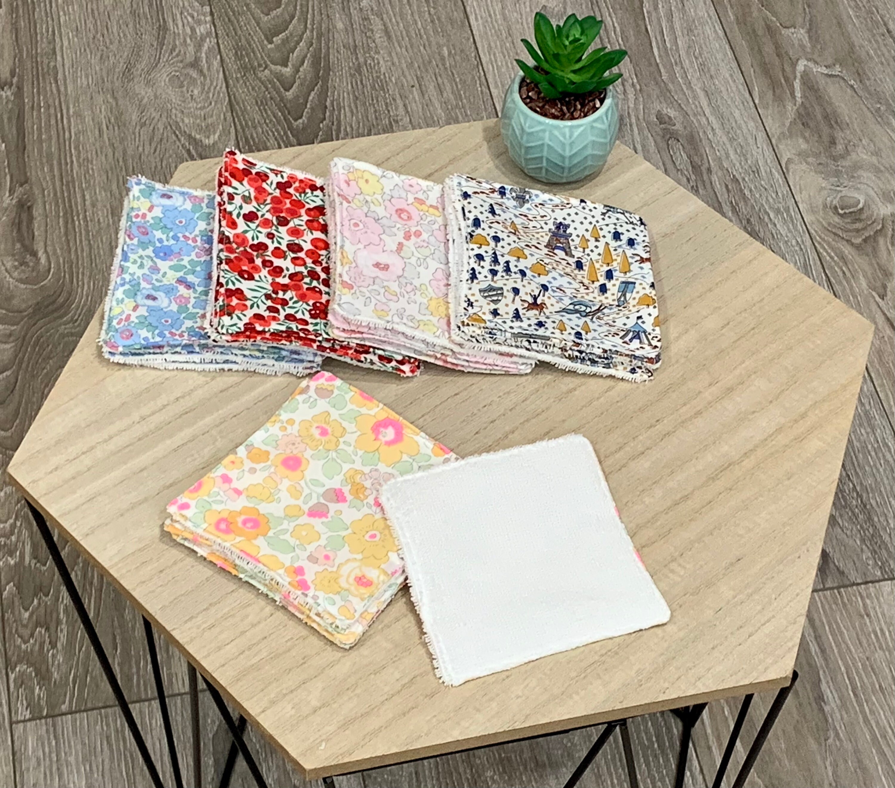 Salviettine Lavabili In Bambù - 25 Pezzi 15x15cm, Morbide E Assorbenti, Made In France - Foto 10