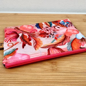Pochette trousse plate en coton Liberty « Una Landscape » , doublée, molletonnée, pochette de sac…