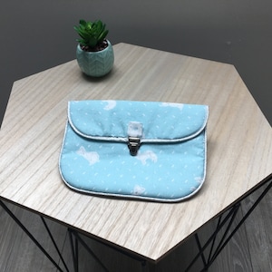 Pochette en coton renard enfant