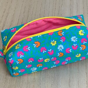 Astuccio portapenne in cotone Petit Pan, imbottito e foderato, per la scuola, l'ufficio, la trousse, ecc.