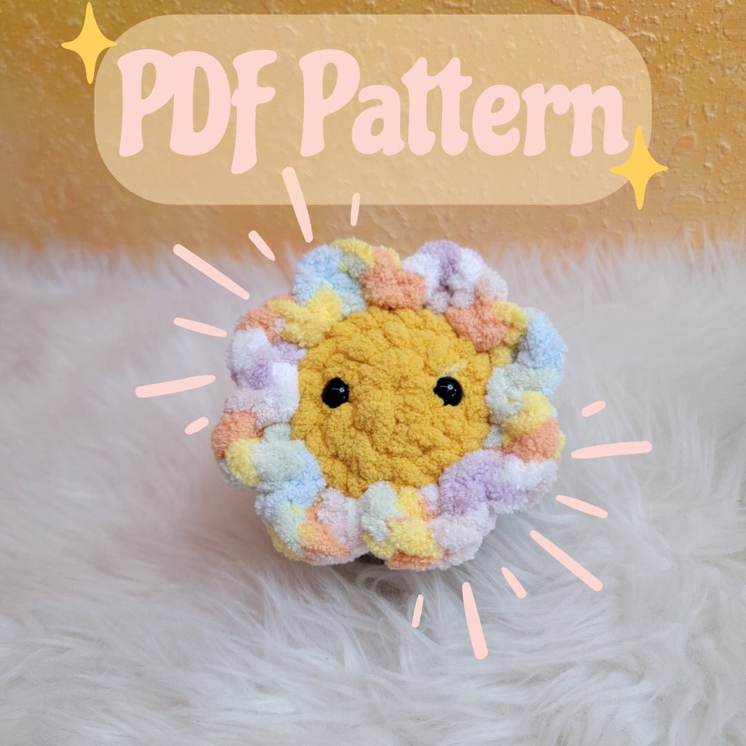 Flower Friend Pattern PDF Digital Download Crochet Desk Etsy