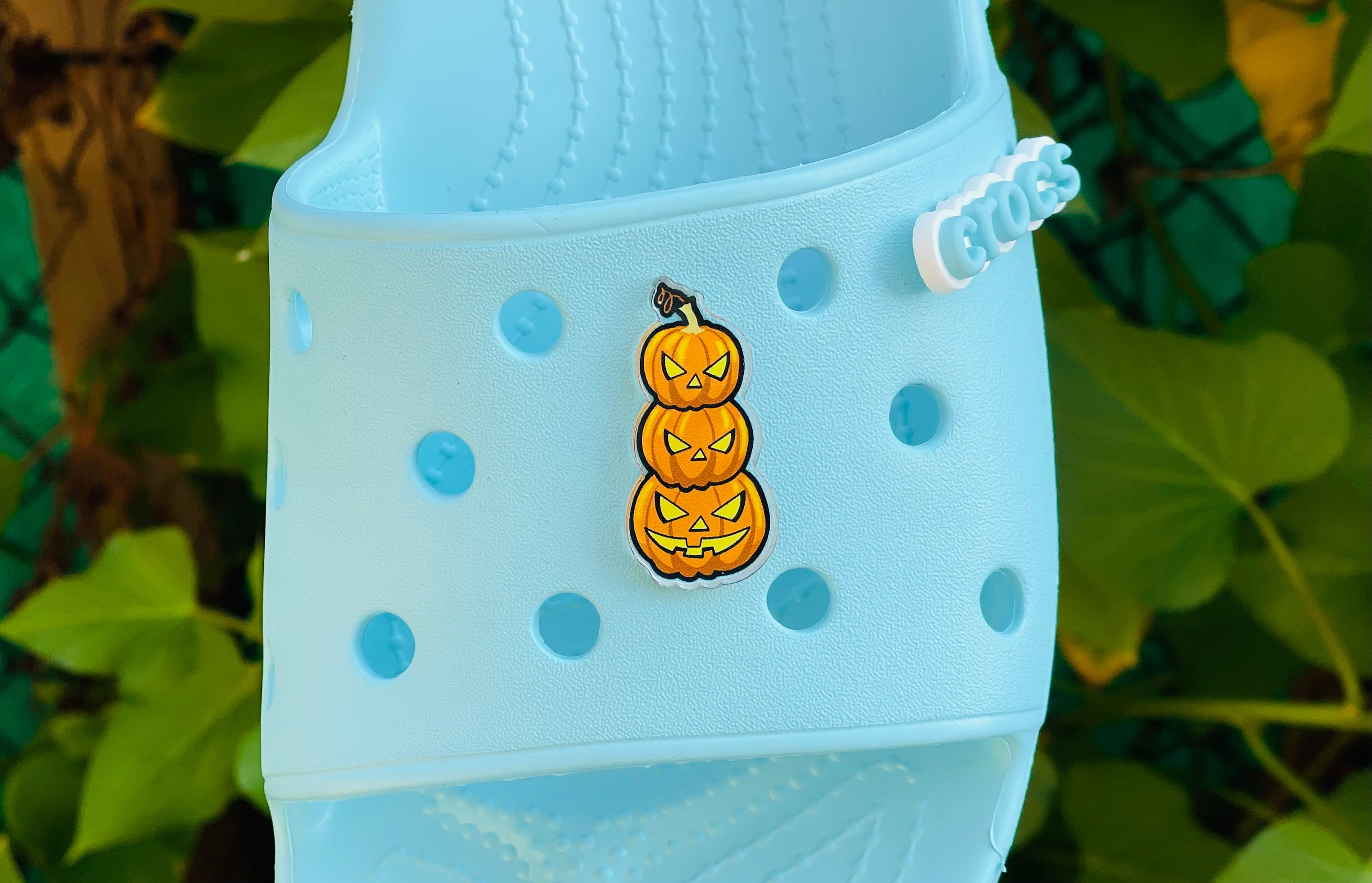 Pumpkin Shoe Charm Spooky Croc Charm Croc Charm Halloween Croc Charm