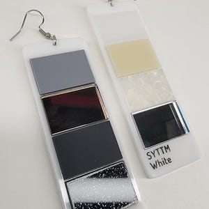 Paint Swatch Earrings afbeelding 15