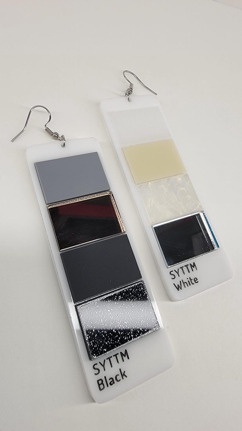 Paint Swatch Earrings afbeelding 15