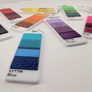 Paint Swatch Earrings afbeelding 2