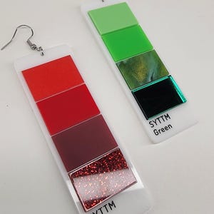 Paint Swatch Earrings afbeelding 14