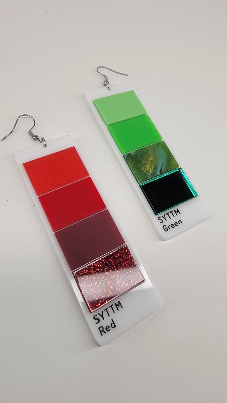 Paint Swatch Earrings afbeelding 14