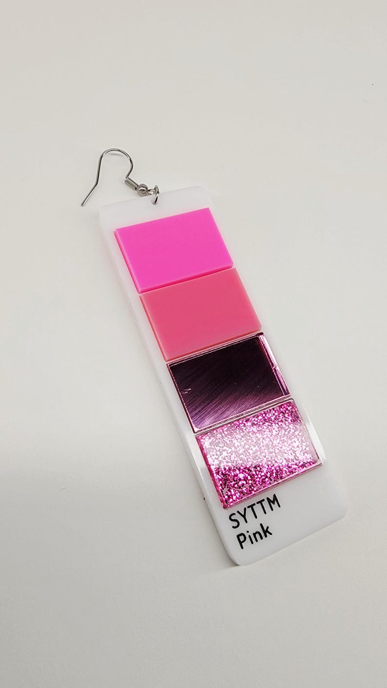 Paint Swatch Earrings afbeelding 11