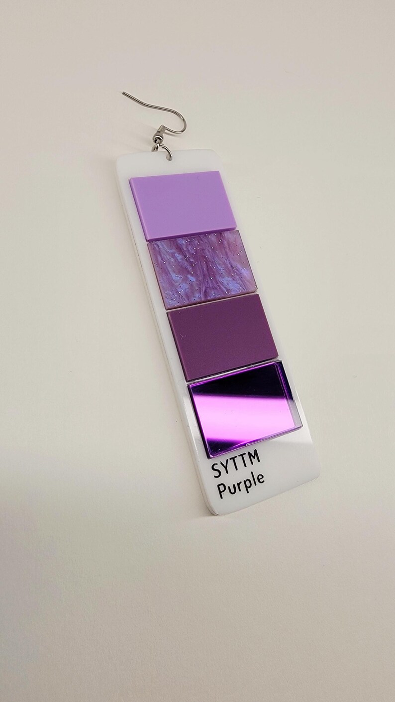 Paint Swatch Earrings afbeelding 10