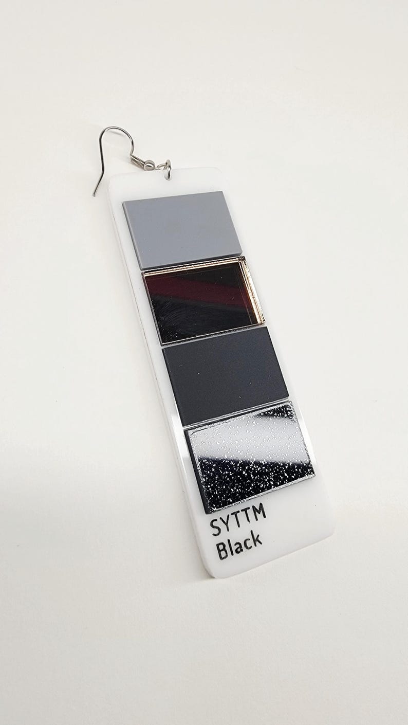 Paint Swatch Earrings afbeelding 13