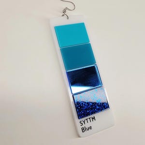 Paint Swatch Earrings afbeelding 9