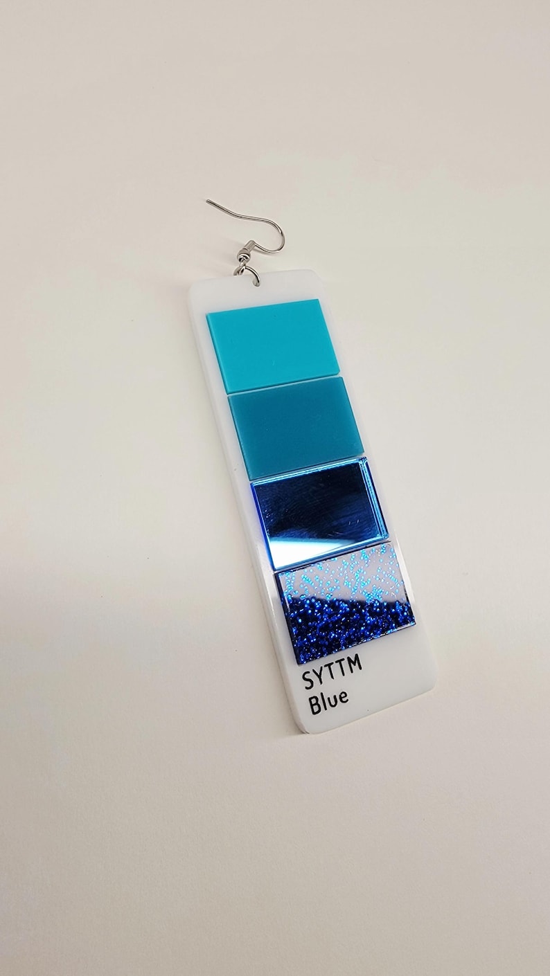 Paint Swatch Earrings afbeelding 9