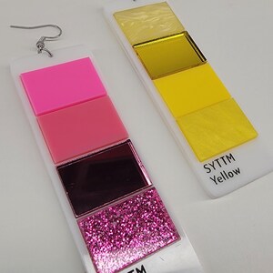 Paint Swatch Earrings afbeelding 16