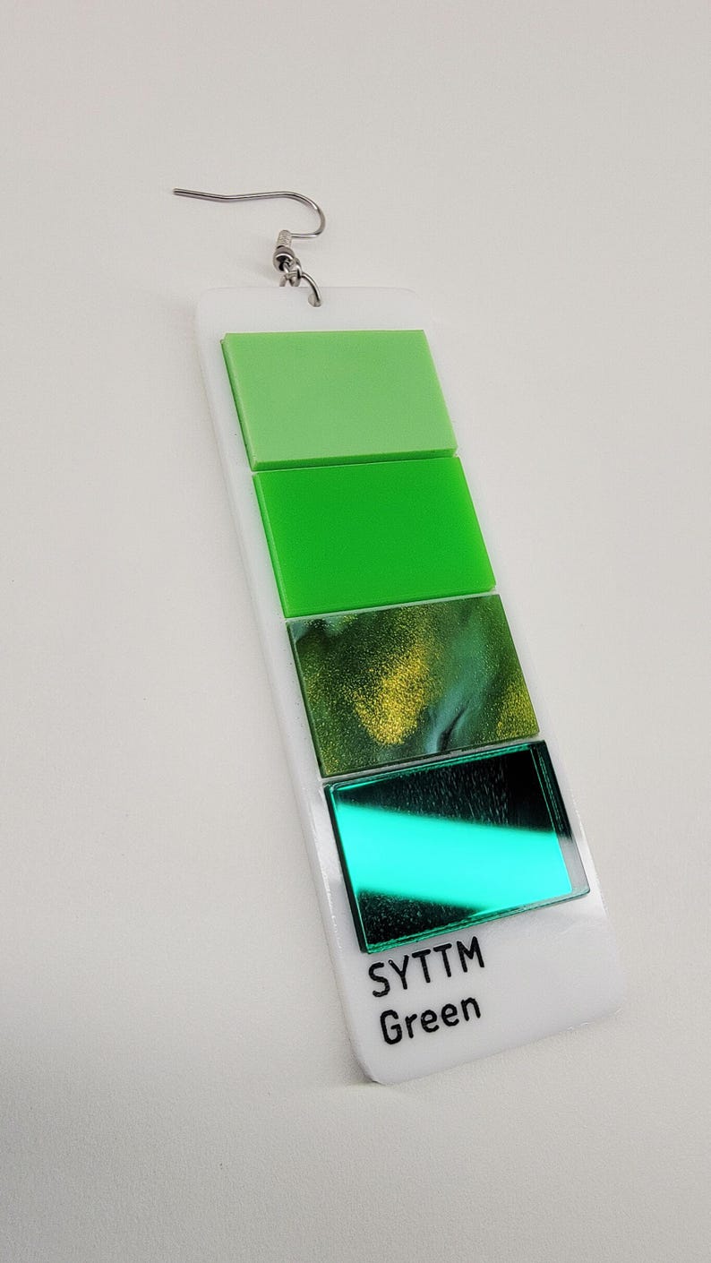 Paint Swatch Earrings afbeelding 8