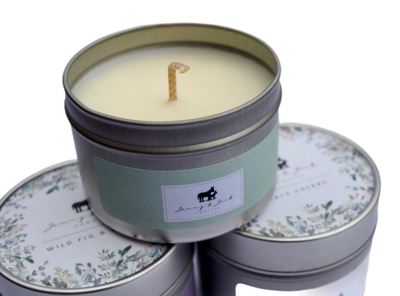 English Pear and Freesia 10cl Soy Tin Candle Jenny & Jack Etsy