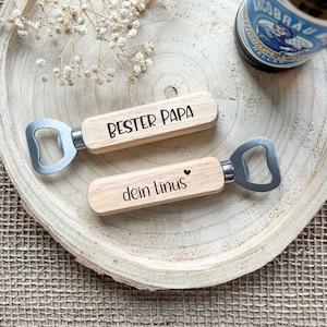 Personalized bottle opener, wooden beer opener, Best Dad, World&#39;s Best Dad, Father&#39;s Day gift, gift for grandpa, Father&#39;s Day gift