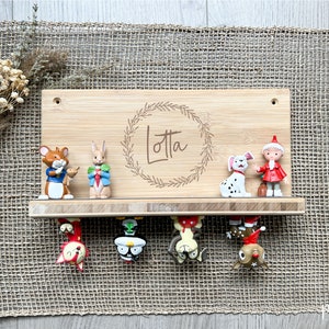 Shelf for Tonie figures, Tonie figure shelf made of wood, wooden shelf for Tonie figures, Tonie figure shelf with name