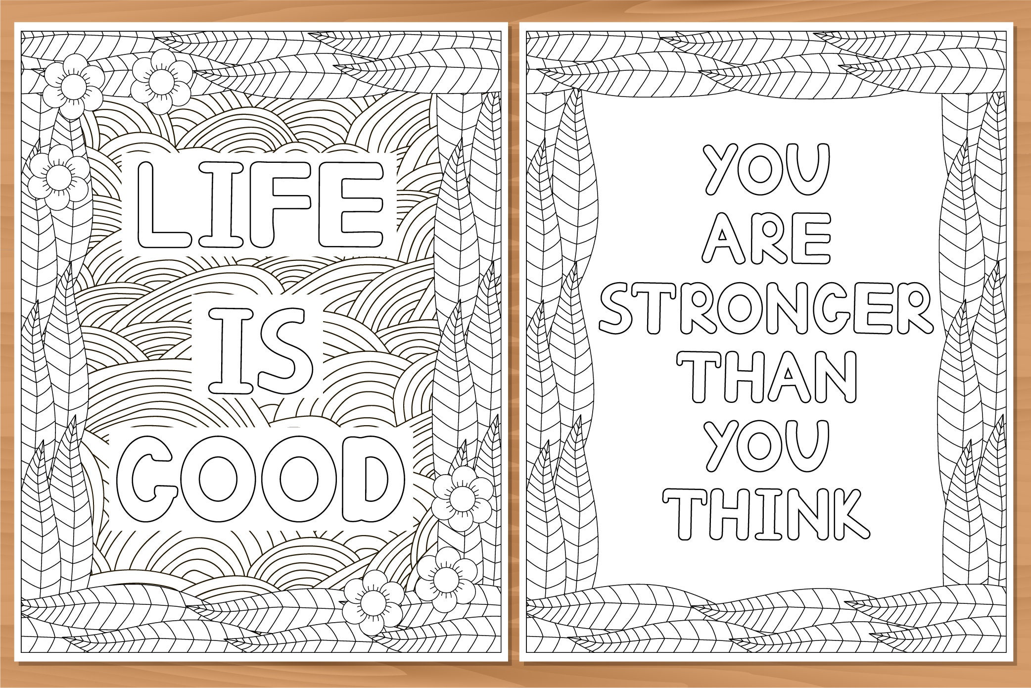 Affirmations Coloring Pages, Affirmation Coloring, Printable Quotes ...