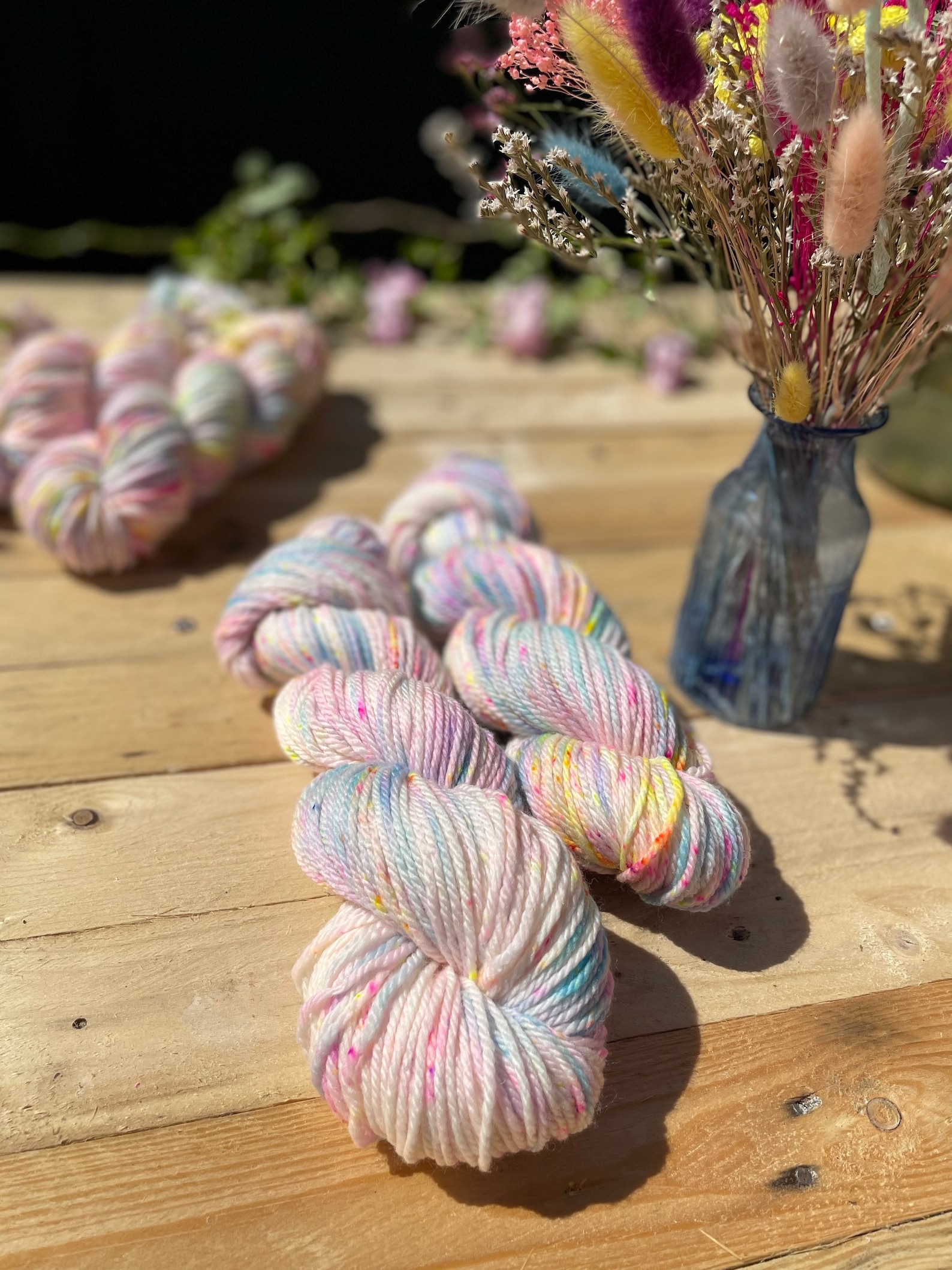 Mermaid Hair Hand Dyed Yarn mermaid yarn Dk sock aran Etsy