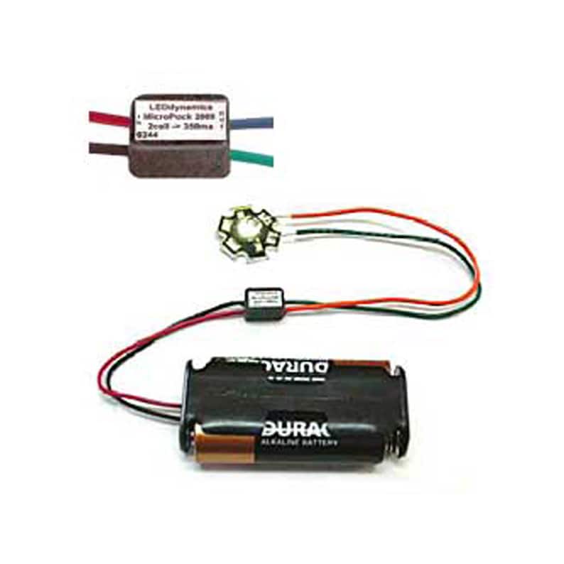 Battery LED Light DIY With Driver and Battery Holder to Make Your Own ...