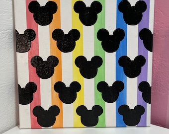 Arco iris Mickey Pintura