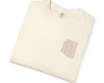 Colorful Arizona Graphic T-Shirt, Casual Unisex Tee, Boho Summer Top, Perfect for Road Trips, Gift for Travelers, Everyday Wear