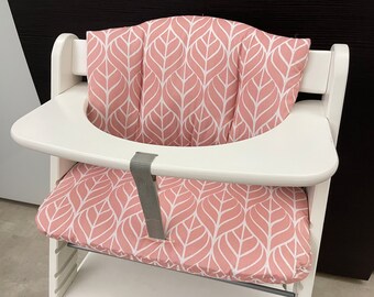 Ensemble de coussins de siège pour Hauck Alpha, chaise haute à plateau - motif flèche rose