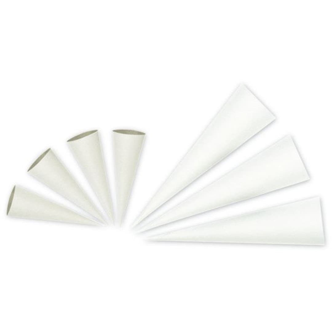 Cardboard Blank Craft School Cone White Round - Etsy