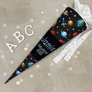 85 cm Cartable Sac à Sucre Scolarisation Grand Fait Main - Espace Noir