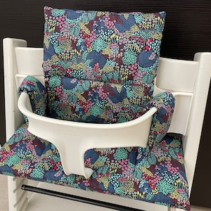 Tripp Trapp seat cushion cushion set for Stokke high chair - sea of flowers