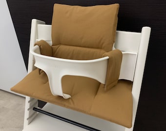 Tripp Trapp seat cushion set for Stokke high chair - ochre