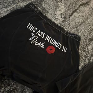 Personalized Boxers, Men's Underwear, Boxer Shorts, Funny Gift, Husband Gift, Boyfriend Gift, Valentine's Day Gift for Him, Valentines Gift