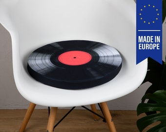 Zitkussen Ø40cm - vinyl / decoratief bedrukt met vulling / stoelkussen van velours / decoratief zitkussen / zitkussen stoelkussen