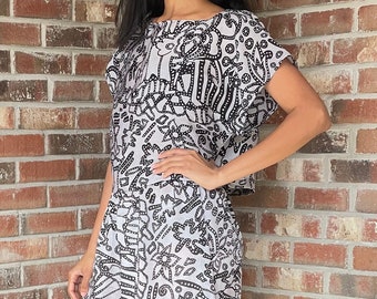 Black and white Co-Ord set