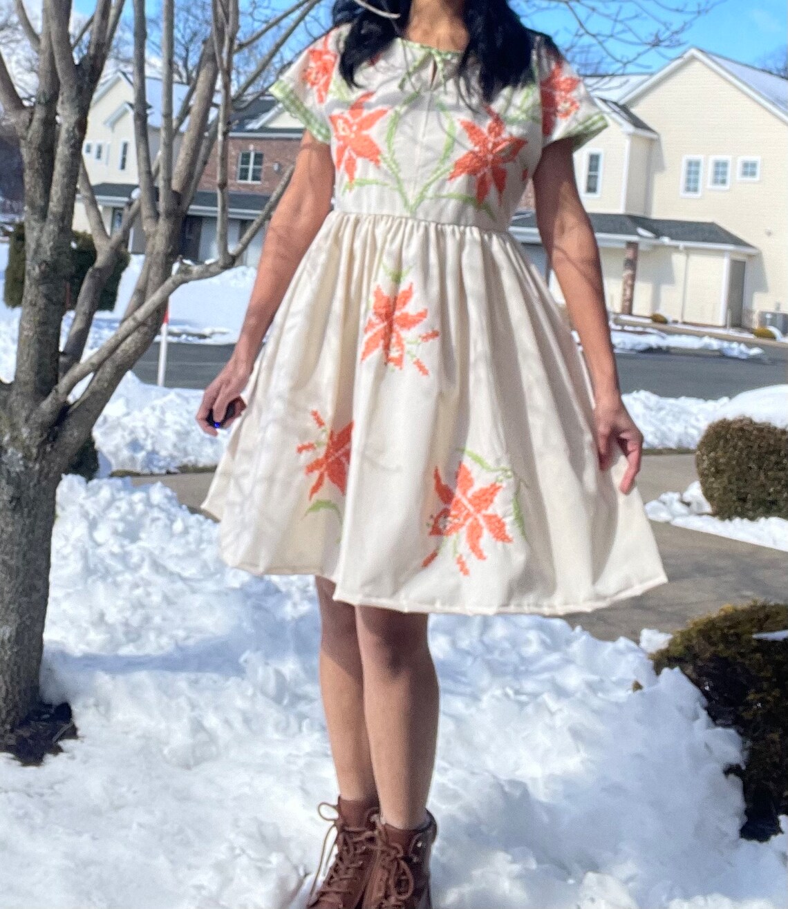 Washed Babydoll Dress