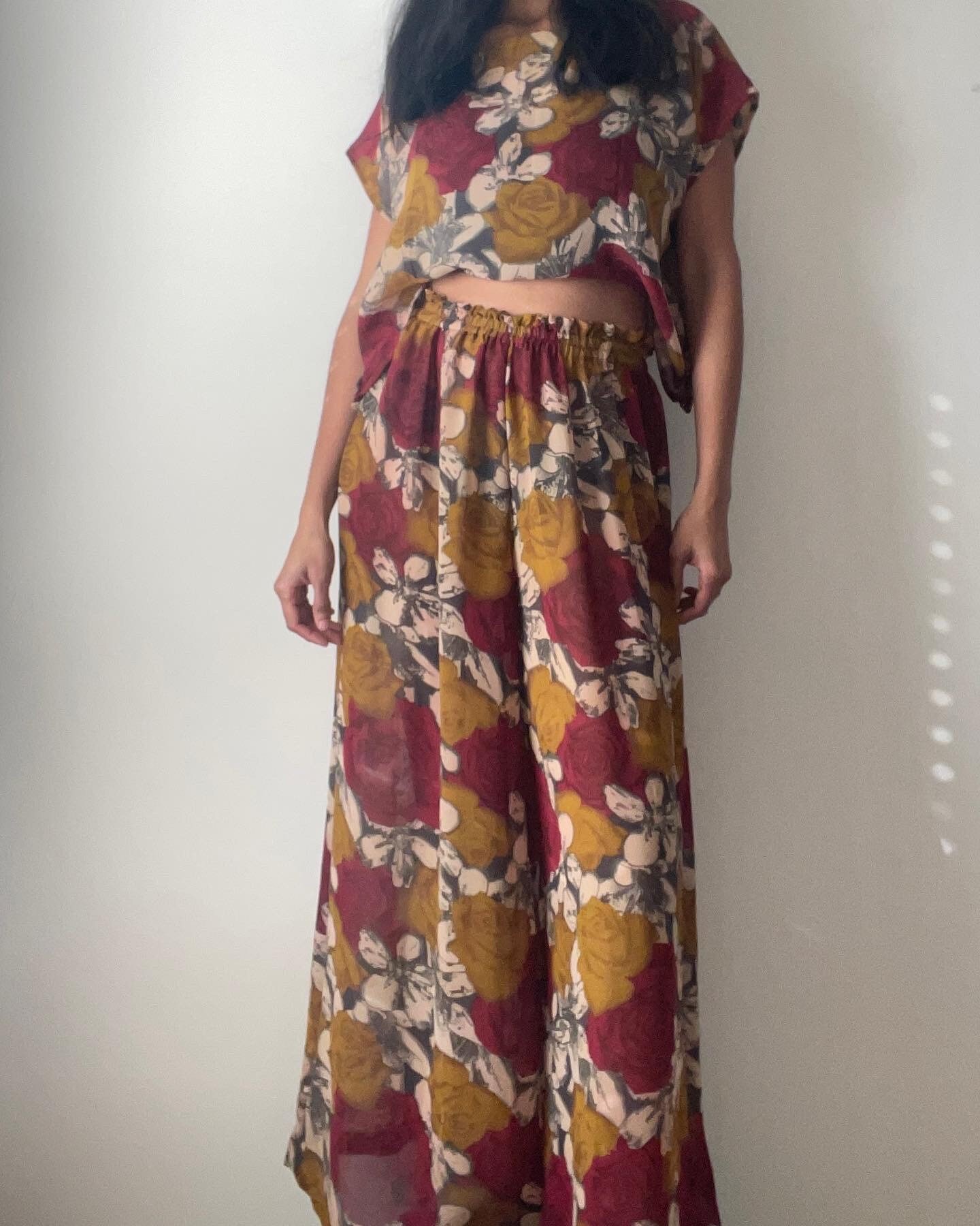 Pink Self Design Silk Blend 3 Piece Co-Ords