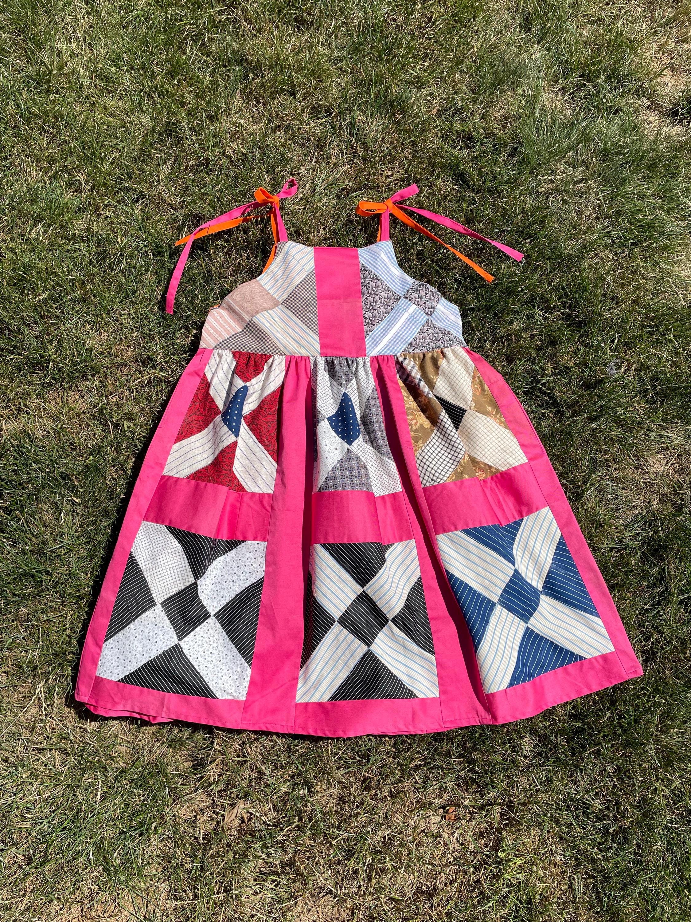 patchwork pink dress Pink Party Dress African Print Patchwork Sweetheart Dress With Pockets and Tie Belt Fully Lined With Underskirt 100% Cotton