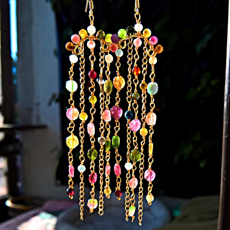 glamjulz Shoulder Duster Earrings - HELLO GORGEOUS!
