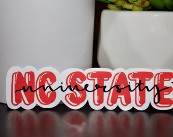 Nc State Stickers Etsy