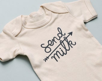 i love milk baby grow