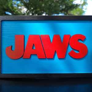 Steven Spielberg's Jaws - Horror Sign