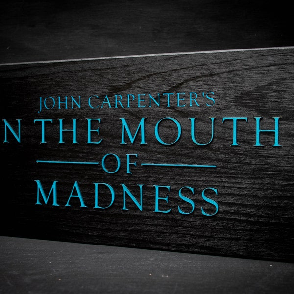 John Carpenter's In the Mouth of Madness - Horror Plaque