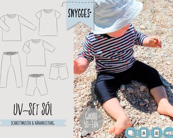 UV-Schutz-Set "SÓL" - Mini - Schnittmuster und Nähanleitung