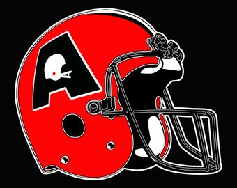 Custom Digital Football Helmet Graphic for Fantasy Football
