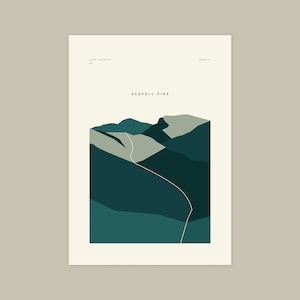 Scafell Pike – Impressão Giclée Fine Art A3